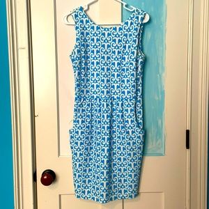 Jude Connolly Turquoise Blue Sleeveless Dress